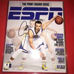 Signed steph curry